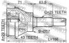 MITSUBISHI MN156841 Joint, drive shaft